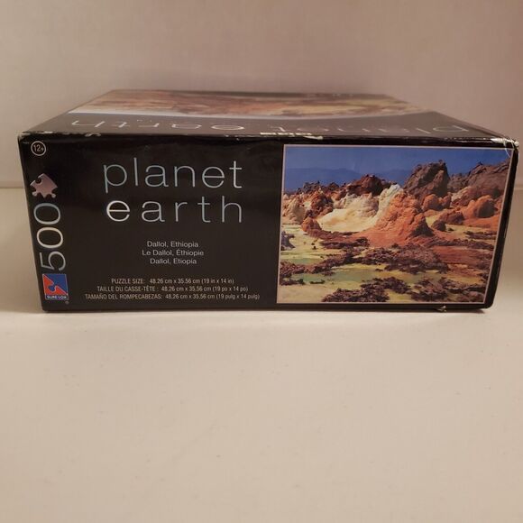 BBC Planet Earth Puzzle 500 Piece Extraordinary World Dallol Ethiopia NEW Sealed - Picture 7 of 9